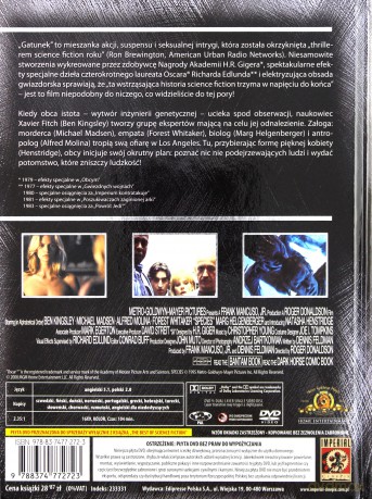 Gatunek (The Best of Science Fiction II) (booklet) [DVD]