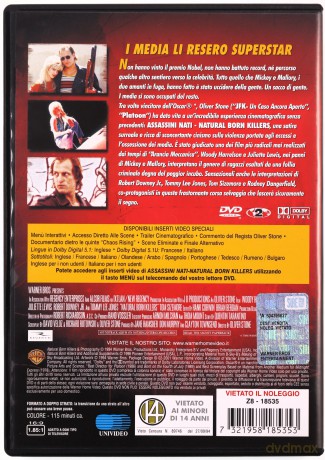 Natural Born Killers (Urodzeni mordercy) [DVD]