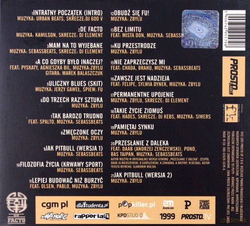 Fu: De Facto (digipack) [CD]