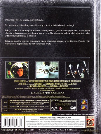 Obcy. 8 pasażer Nostromo (The Best of Science Fiction II) [DVD]+[Książka]