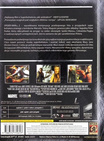 Spider-Man 2 (The Best of Science Fiction II) [DVD]+[Książka]