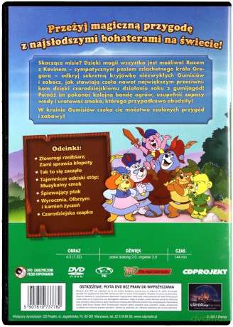 Gumisie sezon 1 cześć 1 (Disney) [DVD]
