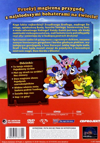 Gumisie sezon 1 cześć 2 (Disney) [DVD]