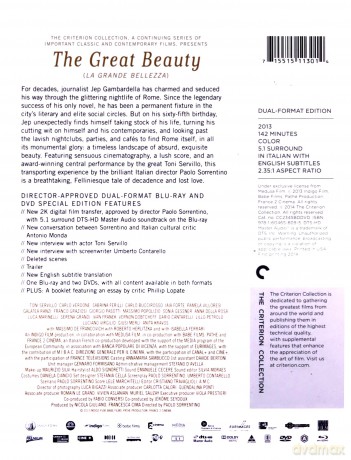 The Great Beauty (Wielkie piękno) [Blu-Ray]