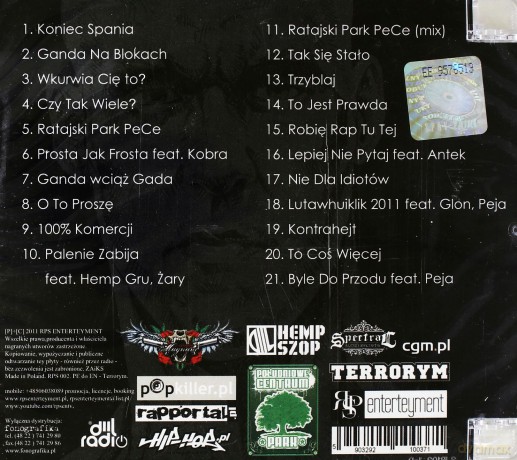 Gandzior: Gorące wersy płoną [CD]