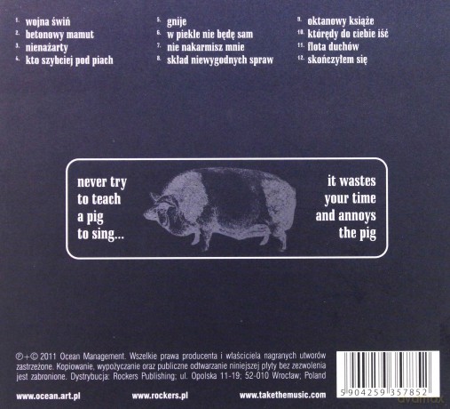 Ocean: Wojna Świń (digipack) [CD]