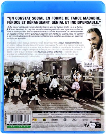 Ugly, Dirty And Bad (Odrażający, brudni, źli) [Blu-Ray]
