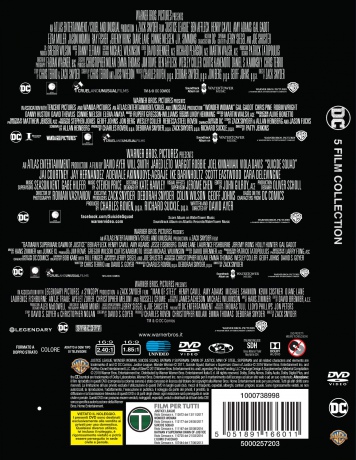 Wonder Woman / Justice League / Batman V Superman: Dawn Of Justice / Man Of Steel / Suicide Squad [5DVD]
