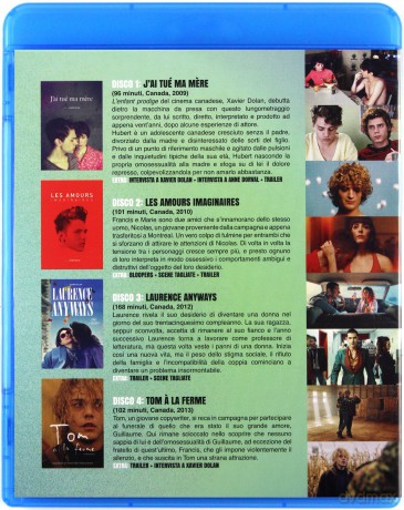 Heartbeats / I Killed My Mother / Laurence Anyways / Tom at The Farm (Wyśnione miłości / Zabiłem moją matkę / Na zawsze Laurence / Tom) [BOX] [4xBlu-Ray]