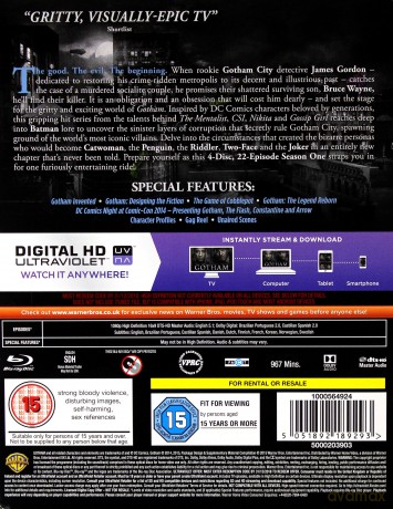 Gotham Season 1 [BOX] [4xBlu-Ray]