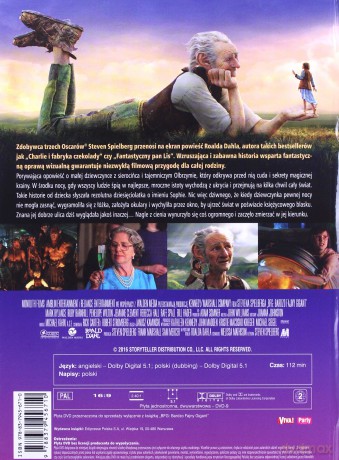 BFG: Bardzo Fajny Gigant (booklet) [DVD]