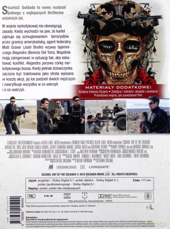 Sicario 2: Soldado (booklet) [DVD]