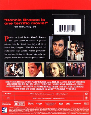 Donnie Brasco [Blu-Ray]+[DVD]