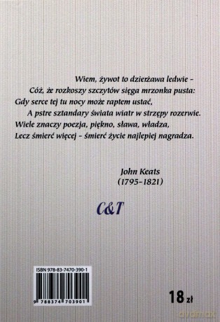 Poezje - Keats John [KSIĄŻKA]