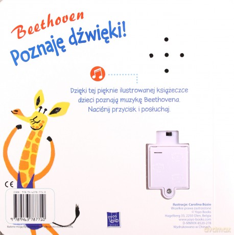 Poznaję dźwięki - Beethoven [KSIĄŻKA]