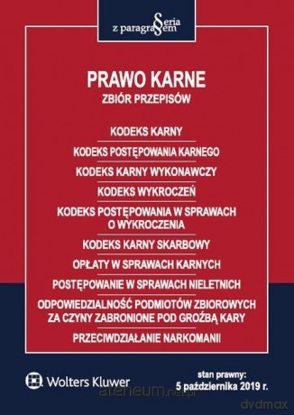 Prawo karne. Zbiór przepisów [KSIĄŻKA]