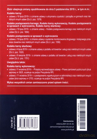 Prawo karne. Zbiór przepisów [KSIĄŻKA]