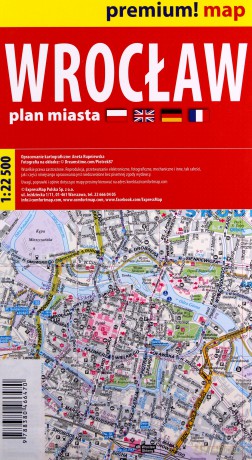 Premium! map Wrocław 1:22 500 plan miasta