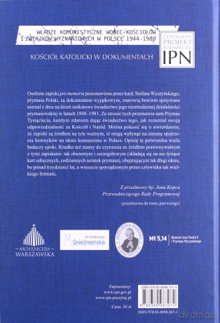 Pro memoria (Tom 8) 1961 - Stefan Wyszyński [KSIĄŻKA]