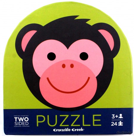 Puzzle dwustronne - Małpka i przyjaciele [PUZZLE]