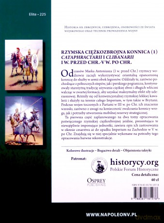 Rzymska ciężkozbrojna konnica (1) Cataphractarii - Raffaele D'Amato [KSIĄŻKA]