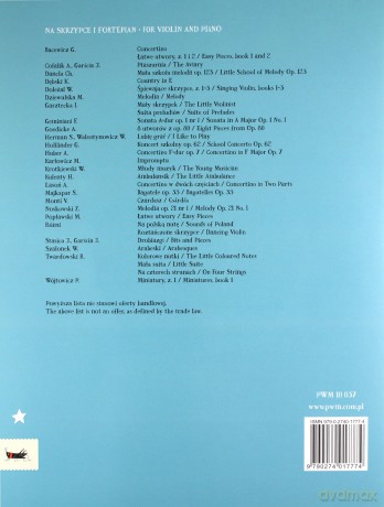 Skrzypiące nutki na skrzypce i fortepian - Dorota Obijalska, Marcin Wawruk [KSIĄŻKA]