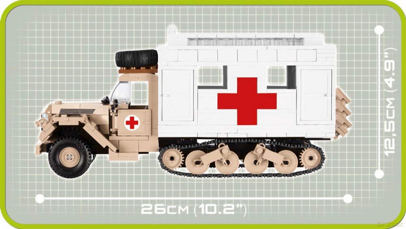 Small Army Ford V3000S Maultier Ambulance [KLOCKI]