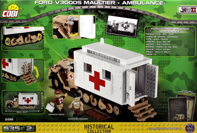 Small Army Ford V3000S Maultier Ambulance [KLOCKI]
