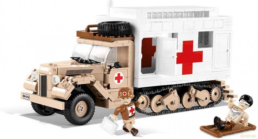 Small Army Ford V3000S Maultier Ambulance [KLOCKI]