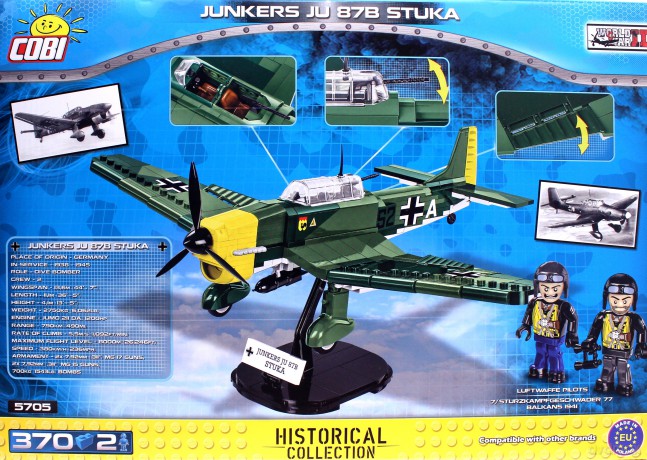 Small Army Junkers JU 87 B-2 Stuka [KLOCKI]