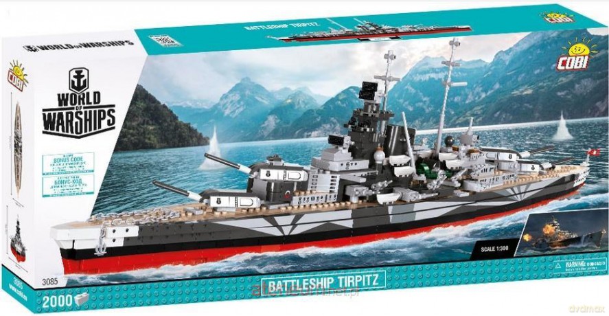 Small Army WOWS Battleship Tirpitz [KLOCKI]