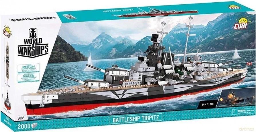 Small Army WOWS Battleship Tirpitz [KLOCKI]