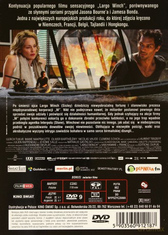 Largo Winch 2: Spisek [DVD]