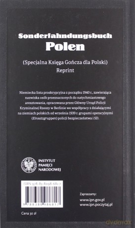 Sonderfahndungsbuch Polen [KSIĄŻKA]