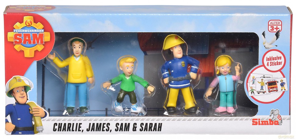 Strażak Sam Zestaw 4 figurek [FIGURKA]