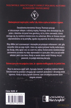 Synowie zemsty (Tom 1) Rhys - Agnieszka Siepielska [KSIĄŻKA]