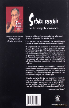 Sztuka szczęścia w trudnych czasach - Howard C. Cutler, Dalajlama [KSIĄŻKA]