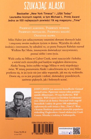 Szukając Alaski w.serialowe - John Green [KSIĄŻKA]