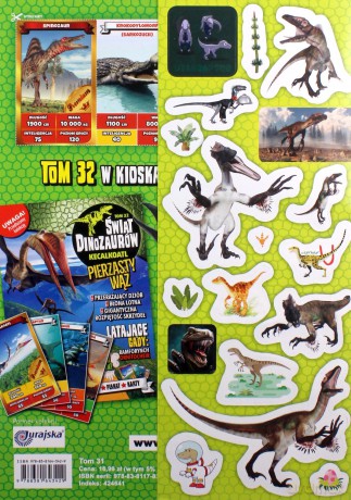 Świat Dinozaurów (Tom 31) Utahraptor [KSIĄŻKA]