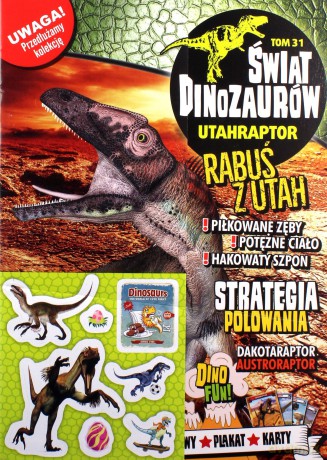 Świat Dinozaurów (Tom 31) Utahraptor [KSIĄŻKA]