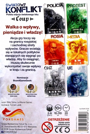 Światowy konflikt (oprawa miękka) [KARTY]