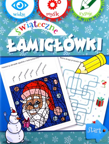 Świąteczne łamigłówki [KSIĄŻKA]