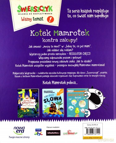 Świerszczyk podejmuje ważny temat. Kotek Mamrotek - Małgorzata Węgrzecka [KSIĄŻKA]