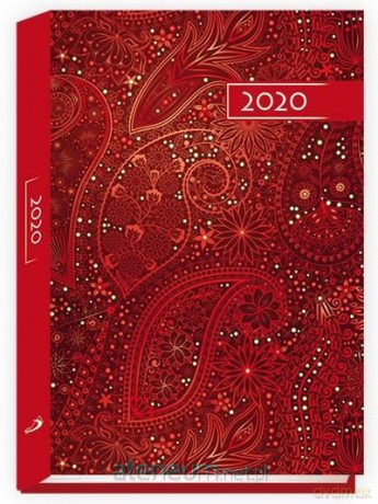 Terminarz 2020 B6 Kolorowy ornament [KALENDARZ]