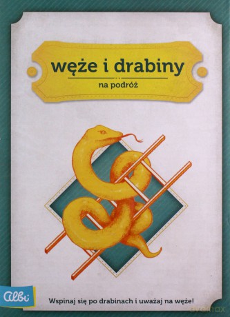 Węże i drabiny gra podróżna [GRA PLANSZOWA]