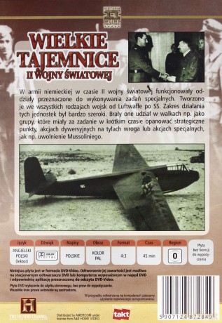 Wielkie Tajemnice II Wojny Światowej 06: Tajemnice sił specjalnych Hitlera [DVD]