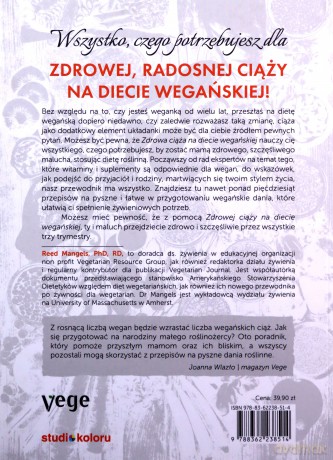 Zdrowa ciąża na diecie wegańskiej - Mangels Reed [KSIĄŻKA]