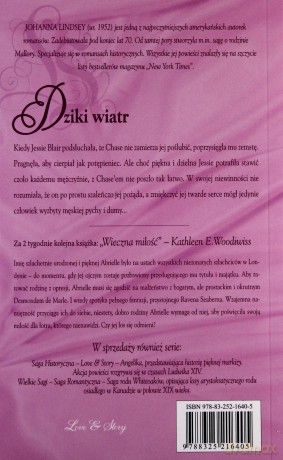 Romans historyczny 61: Dziki wiatr - Johanna Lindsey [książka]