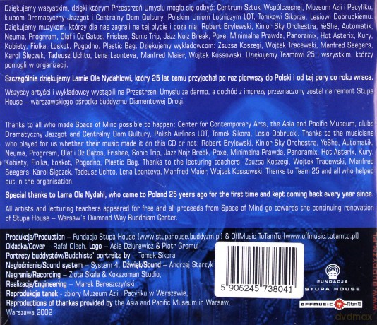 Przestrzeń umysłu [CD]