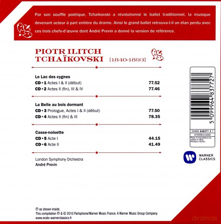 Andre Previn: Tchaikovsky Les Ballets [BOX] [6CD]